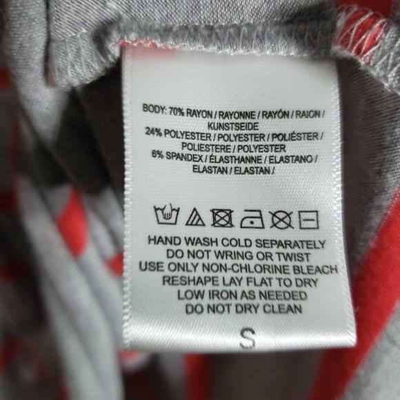 Anthro Pure + Good tail stripe hi/lo hem tee S - Picture 9 of 9